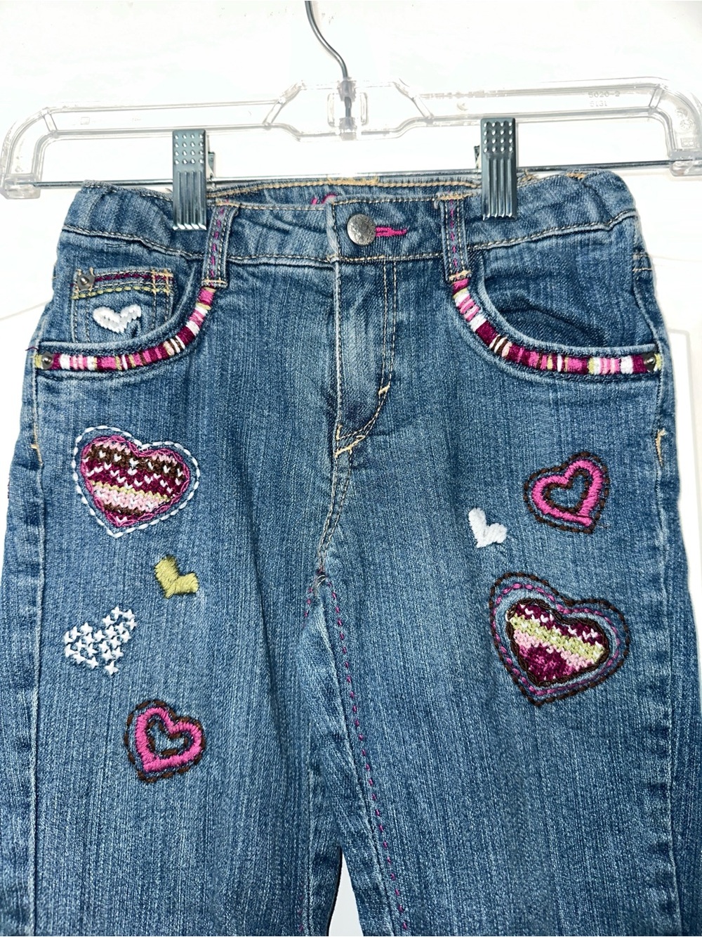 Levi’s Vintage Y2K Embroidered Girls Blue Jeans - Size 6
